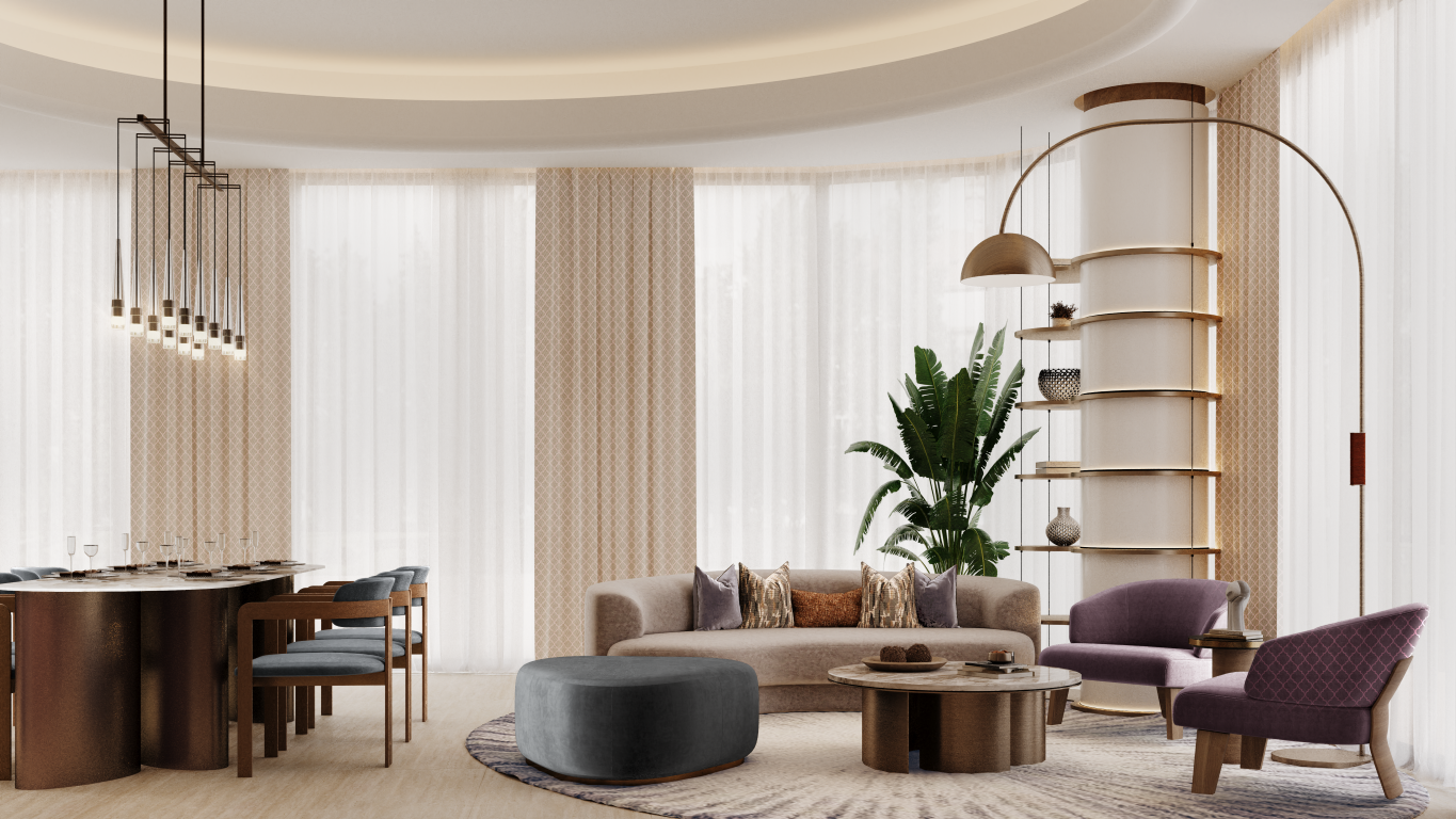 3BR UNIT_Living Room001