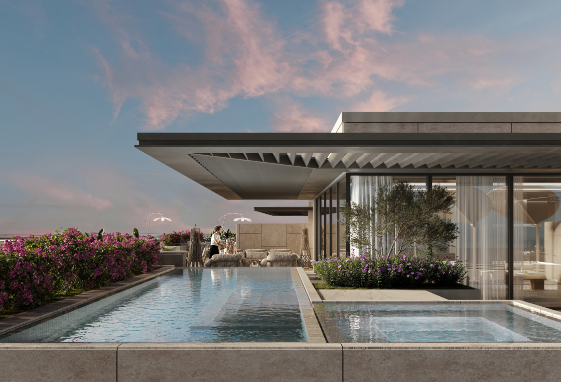 Villa 1A – Pool Shot